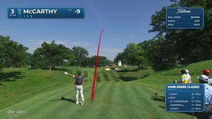 Denny McCarthy makes birdie on No. 3 at John Deere