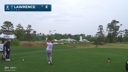 Thriston Lawrence's tight tee shot leads to birdie at Houston Open