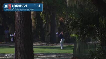 Michael Brennan makes birdie on No. 15 at RBC Heritage