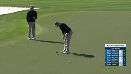 Jason Langer drips in birdie putt at PNC Championship