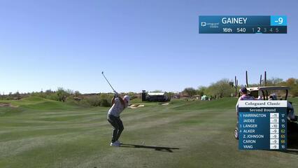 Tommy Gainey makes birdie on No. 16 at Cologuard Classic