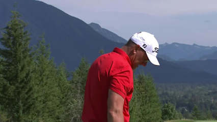 Robert Karlsson makes birdie on No. 13 at Boeing Classic