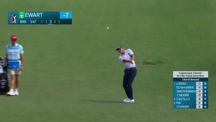 A.J. Ewart sinks 18-foot birdie putt on No. 10 at Cognizant Classic