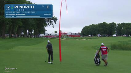 Taylor Pendrith makes birdie on No. 12 at 3M Open