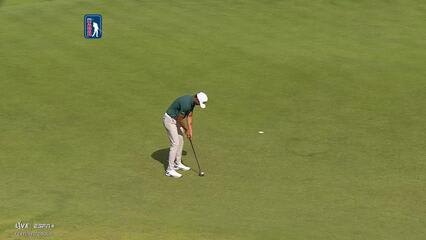 Johannes Veerman makes birdie on No. 17 at Genesis Scottish Open