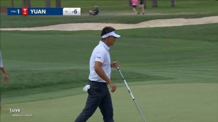 Carl Yuan cards birdie at Valspar