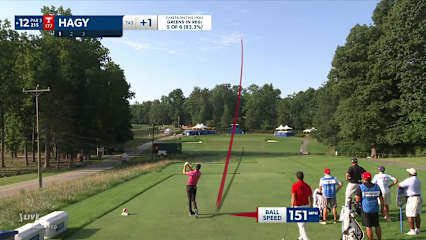 Brandon Hagy sticks tee shot close and makes birdie at Wyndham