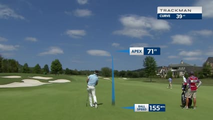 Brett Drewitt's bunker escape and birdie at Simmons Bank Open