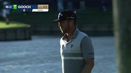 Talor Gooch reaches from the rough to set up birdie at THE PLAYERS