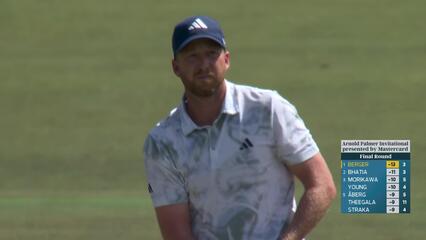 Daniel Berger hits 209-yard approach to 15 feet, sets up birdie on No. 4 at Arnold Palmer