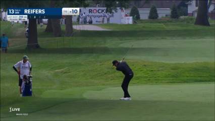 Kyle Reifers nearly holes out to set up birdie at Rocket Mortgage