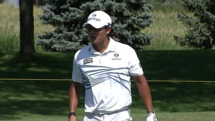 Seonghyeon Kim's tight approach leads to birdie putt at Pinnacle Bank Championship