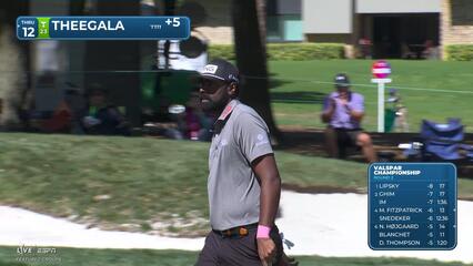 Sahith Theegala sinks 23-foot birdie putt on No. 3 at Valspar