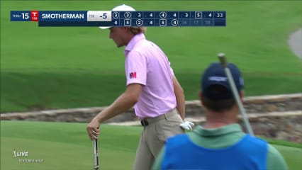 Austin Smotherman cards bounce-back birdie on No. 15 at Wyndham