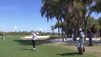Ian Holt makes birdie on No. 9 at Club Car Championship