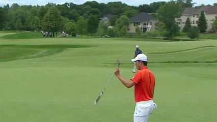 Sangmoon Bae’s lengthy birdie putt at 3M Open