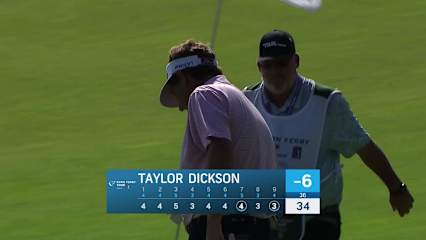 Taylor Dickson makes birdie on No. 9 at Korn Ferry Tour Champ