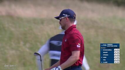 Connor Syme makes birdie on No. 4 at Genesis Scottish Open