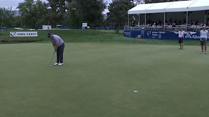 Braden Thornberry makes birdie on No. 17 at Albertsons Boise Open