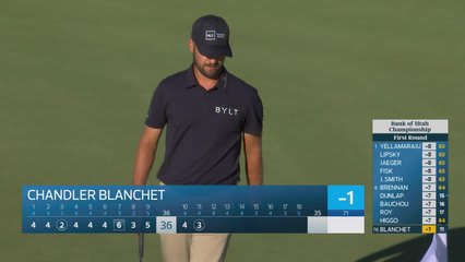 Chandler Blanchet drains 43-foot birdie putt on No. 11 at Bank of Utah