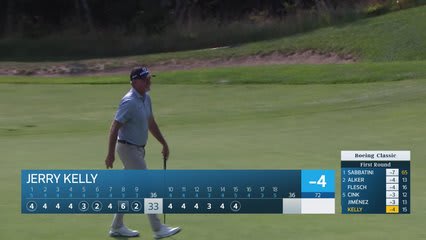 Jerry Kelly makes birdie on No. 15 at Boeing Classic