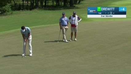 Brett Drewitt drains birdie putt at Simmons Bank Open