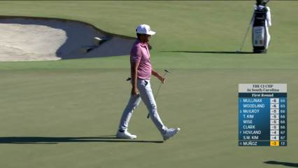 Sebastián Muñoz sinks a 21-foot birdie putt at THE CJ CUP