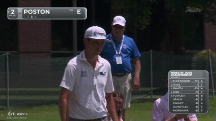 J.T. Poston makes birdie on No. 2 at FedEx St. Jude