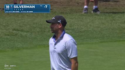 Ben Silverman makes birdie on No. 18 at RBC Canadian