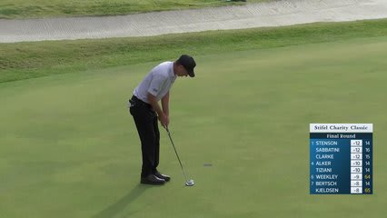 Steven Alker makes birdie on No. 15 at Stifel Charity Classic
