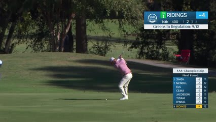 Tag Ridings makes birdie on No. 14 at SAS Championship