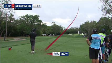 Ryan McCormick dials in tee shot to yield birdie at Valspar