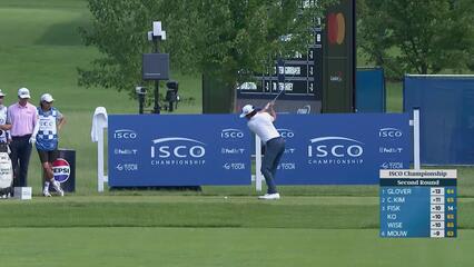 David Lipsky sinks 23-foot birdie putt on No. 17 at ISCO Championship