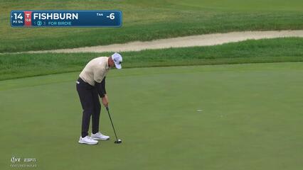 Patrick Fishburn makes birdie on No. 14 at RBC Canadian