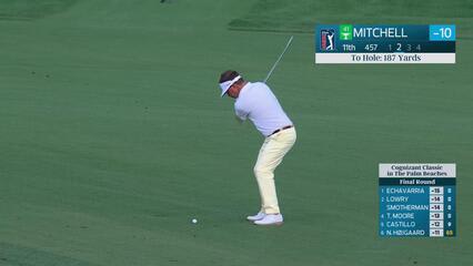 Keith Mitchell hits 191-yard approach to 12 feet, makes birdie on No. 11 at Cognizant Classic