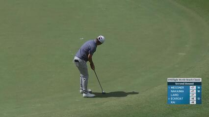 Doug Ghim drains 15-foot putt for birdie on No. 13 at ONEflight Myrtle