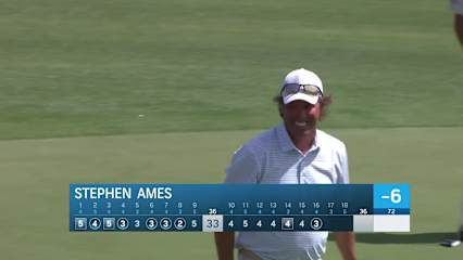 Stephen Ames makes birdie on No. 16 at Galleri Classic