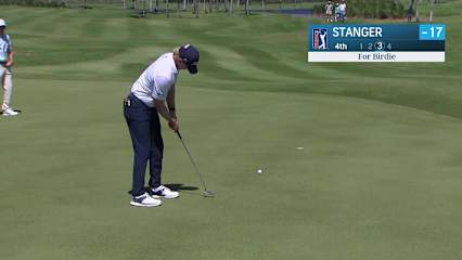 Jimmy Stanger makes birdie on No. 4 at Puerto Rico