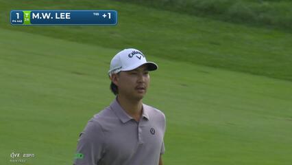 Min Woo Lee's 126-yard approach sets up birdie on No. 1 at Travelers