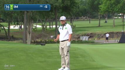 Sungjae Im taps in 2-foot putt for birdie on No. 14 at THE CJ CUP