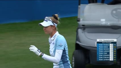 Nelly Korda's tight chip leads to birdie at PNC Championship