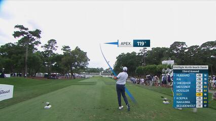 Kevin Roy hits tee shot to 13 feet, sets up birdie on No. 17 at ONEflight Myrtle