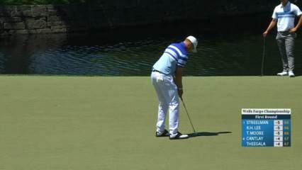 Nick Watney makes eagle after reaching the green in two at Wells Fargo
