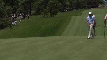 Zach Johnson makes birdie putt on No. 6 at Principal Charity Classic