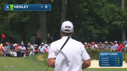 Russell Henley makes birdie on No. 4 at Rocket Classic