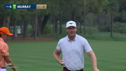 Grayson Murray sinks a 24-foot birdie putt at THE PLAYERS