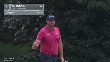 Sepp Straka sinks a 36-foot birdie putt at TOUR Championship