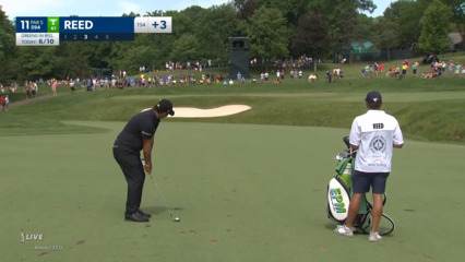 Patrick Reed's wedge and birdie at the Memorial