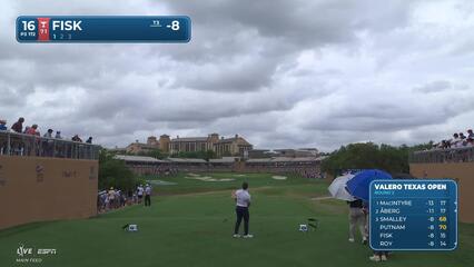 Steven Fisk nearly aces No. 16, sets up birdie at Valero