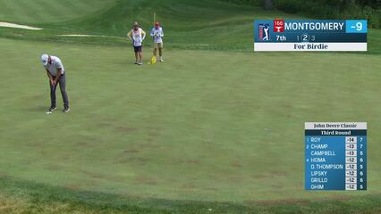 Taylor Montgomery knocks in birdie putt at John Deere